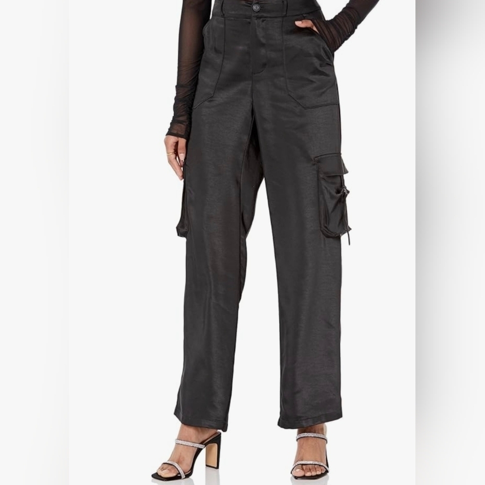 The Drop Women's Jessenia Shine Cargo Pants #717